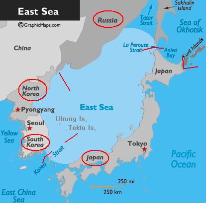 동해(East Sea)와 북해(North Sea) : 네이버 블로그