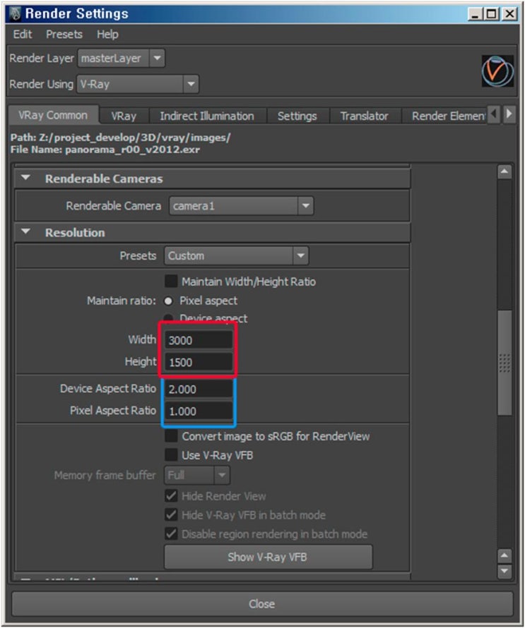 Vray - Render setting / Camera HDRi env baking : 네이버 블로그