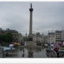 사진으로 담을 수 없는 비오는 트라팔가 광장(Trafalgar Square)