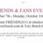 Tory Burch F&F sale coming soon!! (토리버치 공식홈페이지 세일!)