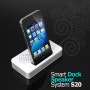 [아이폰4S/아이폰4]컴팩트한 크기의 아이폰 스마트 독 스피커(iPhone Smart Dock Speaker) S20/추천액세서리