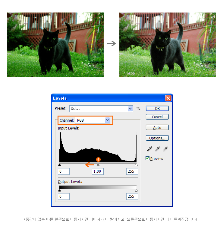 포토샵 레벨(levels) : 네이버 블로그
