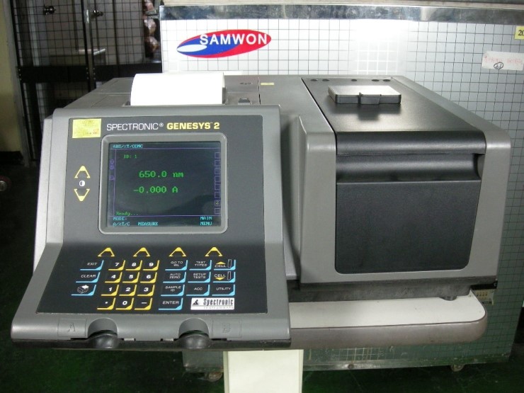 SPECTRONIC INSTRUMENTS GENESYS2 SPECTROPHOTOMETER 중고 분광광도계 : 네이버 블로그