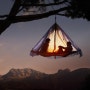 Beautiful hanging tent