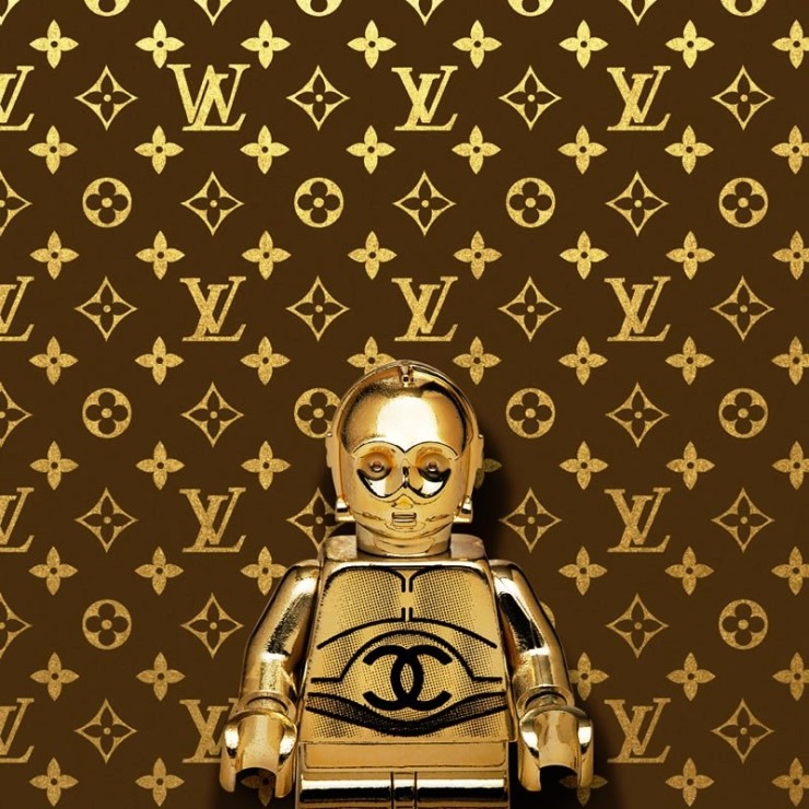 Louis Vuitton and Coco Chanel themed Lego Star Wars Artwork