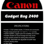 Canon 2400 Gadget Bag