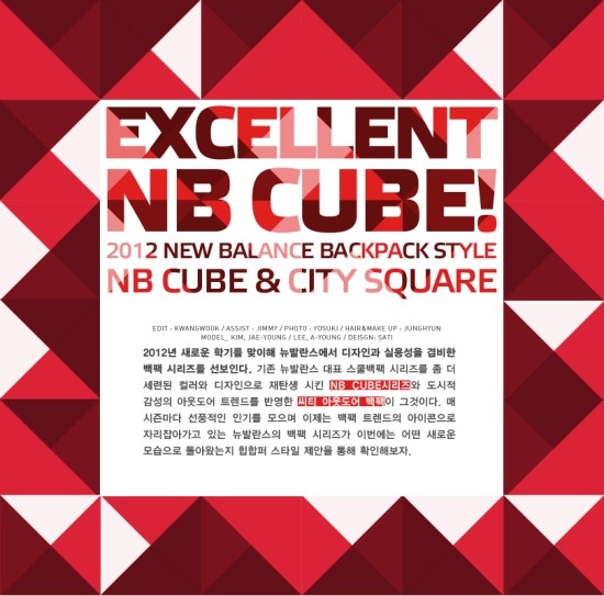 EXCELLENT NB CUBE! 2012 NEW BALANCE BACKPACK STYLE - NB CUBE & CITY ...