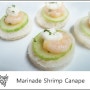 케이터링 메뉴 [Marinade Shrimp Canape] 마리네이드 쉬림프 까나페