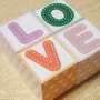 발렌타인데이 초콜릿 포장-LOVE~러브 박스 두번째!!(선물상자 도안)