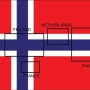 노르웨이 국기 하나로 7개국 국기 완성