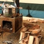 120218-난지캠핑장, 엘파소 화목난로(Folding Wood Stove)개시