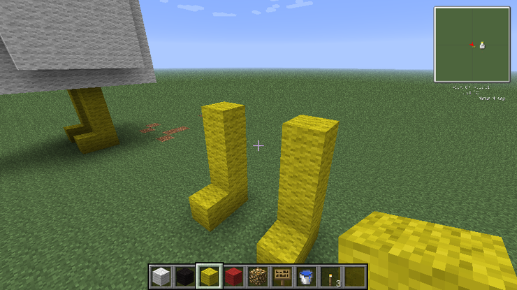 마인크래프트 닭 머리