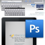 iPad GUI Kit from Raw Apps (Ver. 1.0) PSD