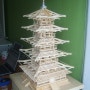 일본 법륭사 5층목탑 모형조립