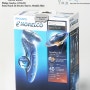 필립스 면도기 Philips Norelco 1150x/40 SensoTouch 2d Electric Shaver, Metallic Blue