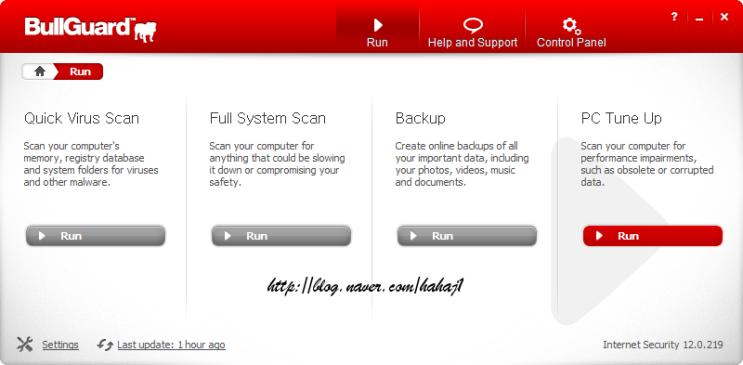 BullGuard Internet Security 12 제품의 PC Tune Up 사용법 : 네이버 블로그