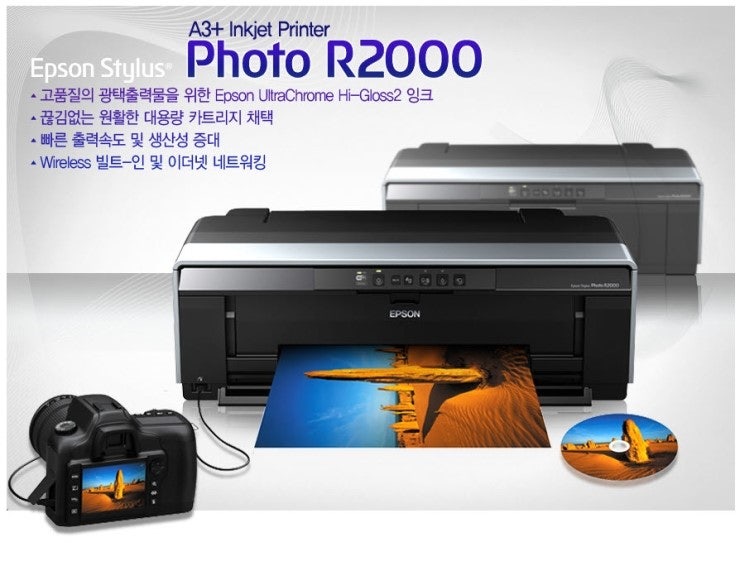 [프린팅 솔루션] 대형 프린터 : Epson Stylus Photo R2000 : 네이버 블로그
