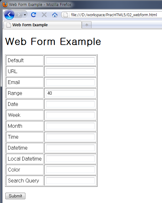 [HTML5]Web Form Control 만들기 : 네이버 블로그