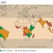 [카페베네]카페베네가 알려주는 각 나라별 커피원산지 특징~