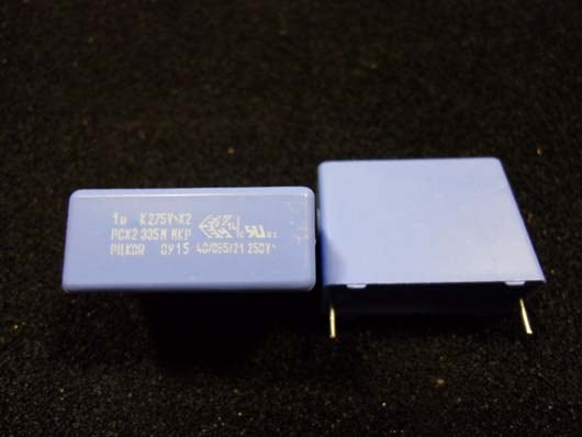 PCX2-335M-K-105. PCX2-335M-MKP 1uF. 1u-K275V~X2. Box Film Capacitor. 박스 ...