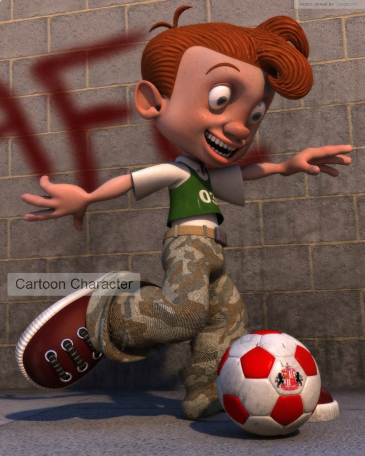 Cartoon Character Training Video for modo 302 (Overview) : 네이버 블로그