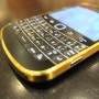 블랙베리 9900 blackberry 골드베젤 하우징