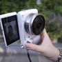 [미러리스 카메라] NEX-F3 인물크롭기능 셀카디카 즐기기