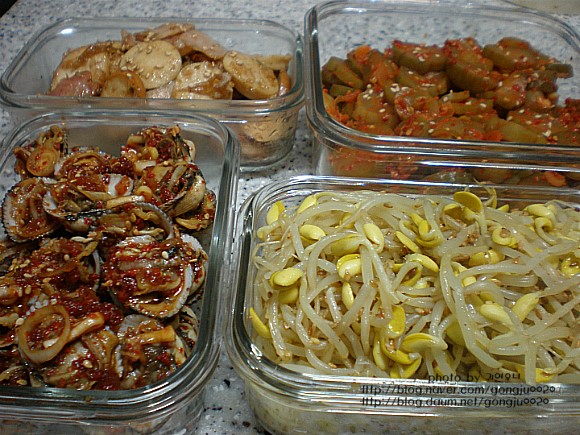 오늘반찬/맛있는 반찬/밑반찬 만들기/오이지무침/콩나물무침/꼬막무침/소시지볶음^^ : 네이버 블로그