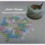 태팅. Dragon Wing Doily