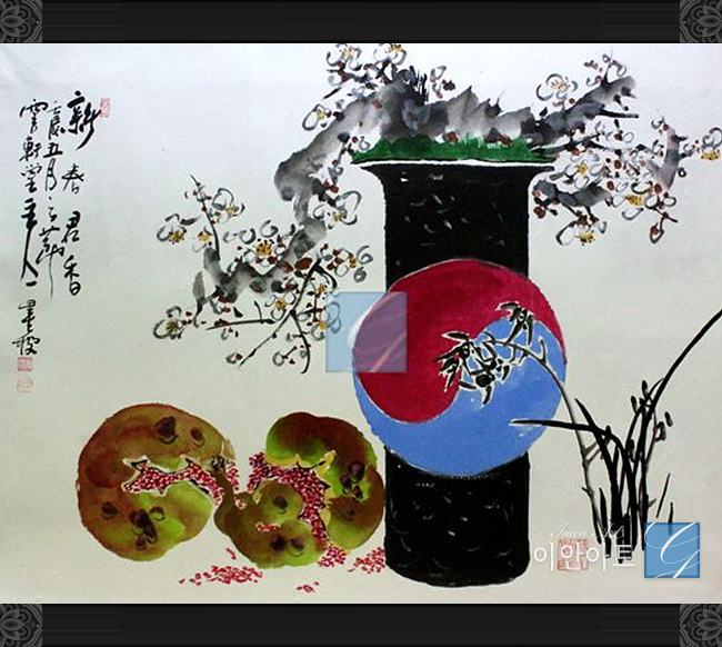 사군자/매화,난초,국화,대나무의 사군자그림 : 네이버 블로그