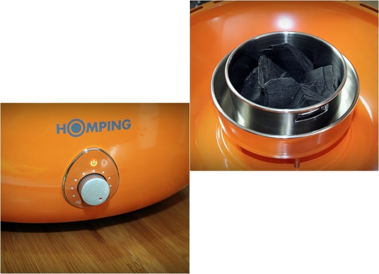 [장비리뷰] 한국형 숯불그릴 홈핑그릴 사용기 ( HOMPING GRILL ) : 네이버 블로그