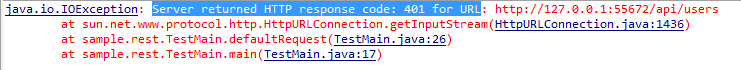 Server returned HTTP response code: 401 for URL 처리하기 : 네이버 블로그