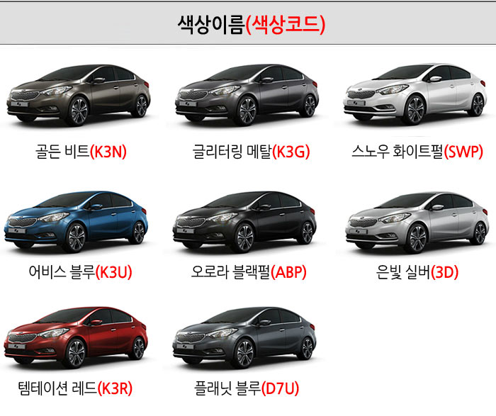 기아 K3 색상코드 찾는 방법 알려드려요. : 네이버 블로그