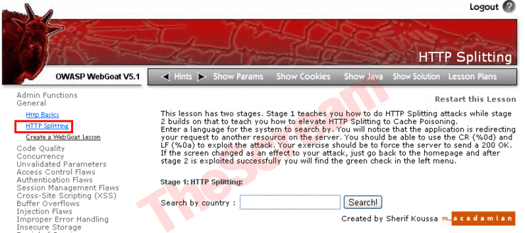 [DVL] WebGoat V5.1 HTTP Splitting 정리 : 네이버 블로그