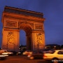 첫번째 유럽여행[프랑스.파리] - 화려한 개선문 야경