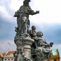 프라하 여행, 첫째날-17, 카를루프 다리위에서, Praha (Prague) tour, 1st day-17, on the Charles Bridge(Karlův most), June, 2008