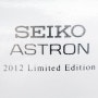 [SEIKO ASTRON] 세이코 아스트론 100주년 기념 한정판. SAST013G