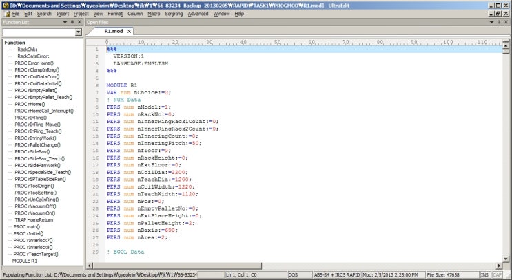 UltraEdit 15.00이상버전 구문강조(Syntax Highlighting)기능 추가하기 : 네이버 블로그