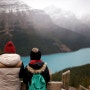 [캐나다 여행] 에메랄드를 품은 빙하호수 페이토. 안개조차 아름답다.