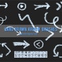 [포토샵브러쉬] 포토샵 손낙서 화살표브러쉬, 색연필/크레파스 효과의 포토샵 화살표 브러쉬