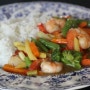 간단한 한끼 식사 - 중국식 새우 덮밥