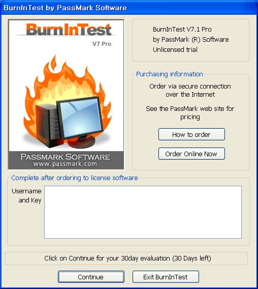 하드웨어 테스트 - 버닝테스트 v7.1 / BurninTest v7.1 : 네이버 블로그