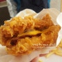 KFC 징거더블다운 - 징거더블다운 콤보 맛보기