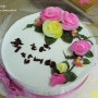 [떡케익] 생일떡케익 / 장미 생일떡케익
