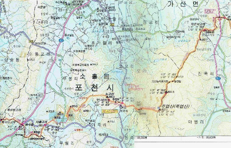 한북정맥 6구간(큰넉고개~축석령)...포천의 관문 축석령 : 네이버 블로그