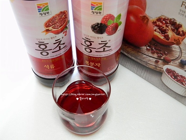 [홍초*석류홍초*복분자 홍초] 새콤달콤상큼한 홍초 (홍초소주 만드는 법, 식초 다이어트 방법 ) : 네이버 블로그