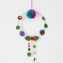 FELT : vivid color wreath 펠트공예(리스)