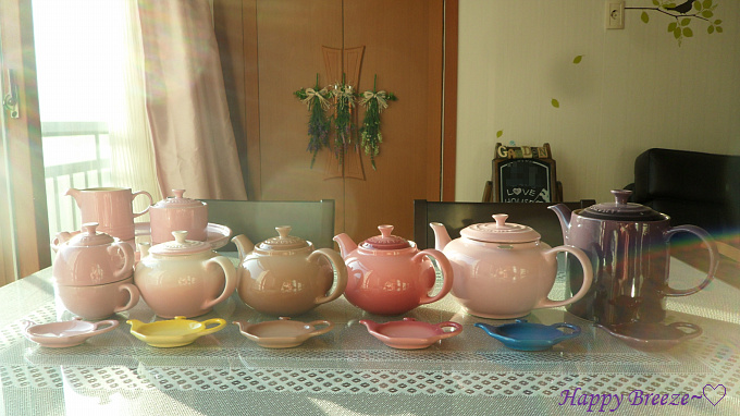 르크루제 티 포트 6자매 : One Big Happy Tea Pot Family~♡ : 네이버 블로그
