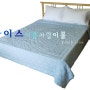꼰비비아 - 아이스여름이불 풍기인견 100% 전장퀼팅차렵Q_블루