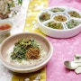 봄나물육절판과 비빔밥 / 류현미우리음식맛보기